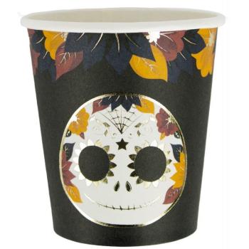 Fun Day of the Dead Cups Tim e Puce