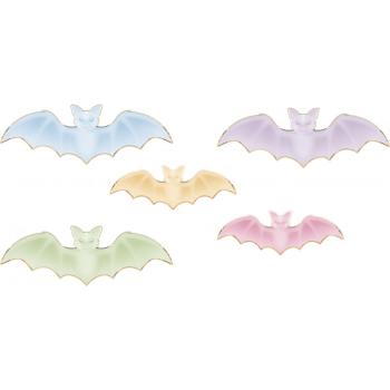 Halloween Pastel Bat Pendants Tim e Puce