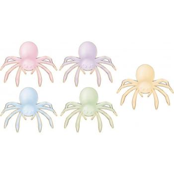 Pastel Halloween Spiders for Decoration Tim e Puce