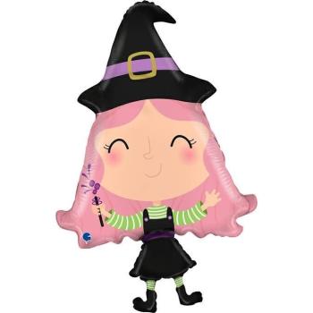 33" Adorable Witch Foil Balloon