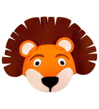 Lion felt hat