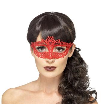 Red Filigree Mask