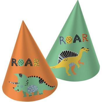 Dino Roar Party Hats Folat