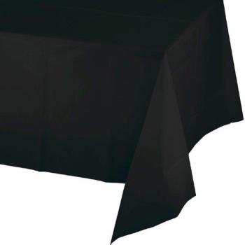 Plastic Tablecloth - Black Creative Converting