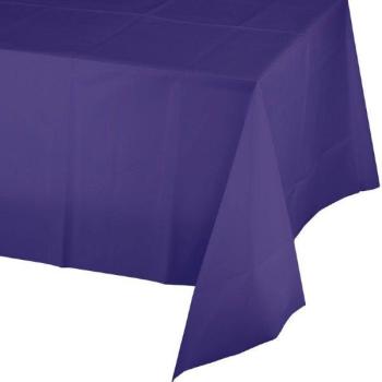 Plastic Tablecloth - Purple