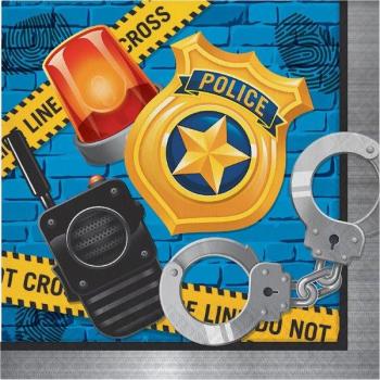 Police Party Napkins Creative Converting