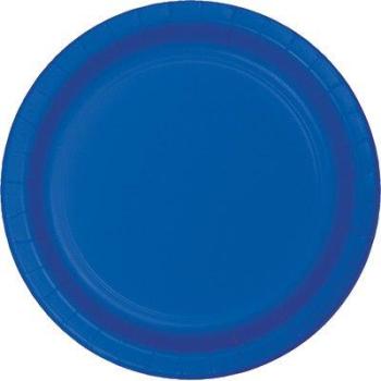 Small Cardboard Plates 18cm - Cobalt Blue Creative Converting