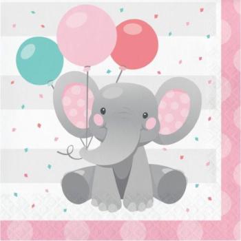 Pink Elephant Napkins Creative Converting