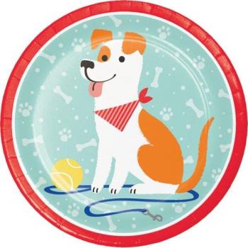 23cm Dog Party Plates Creative Converting