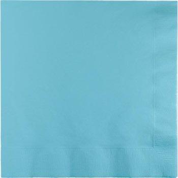 20 Cocktail Napkins - Baby Blue Creative Converting