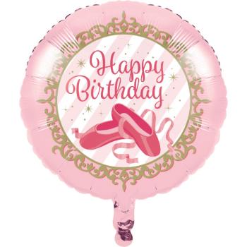 18" Ballet Twinkle Toes Foil Balloon