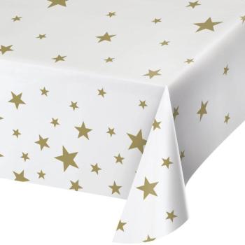 White Towel with Golden Stars