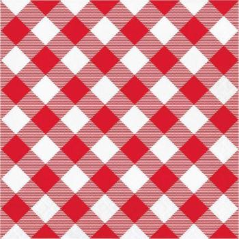 Red Checkered Picnic Napkins Creative Converting