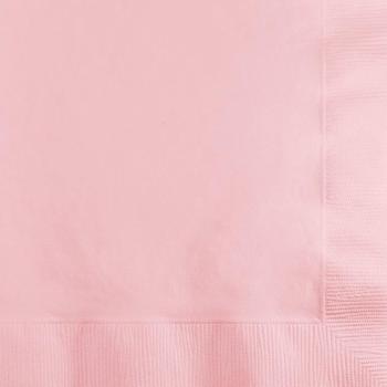 50 Small Napkins - Baby Pink Creative Converting