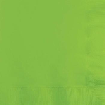 50 Small Napkins - Lime Green Creative Converting