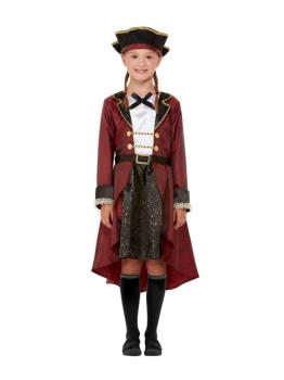 Girl Pirate Swordsman Costume - 3-4 Years