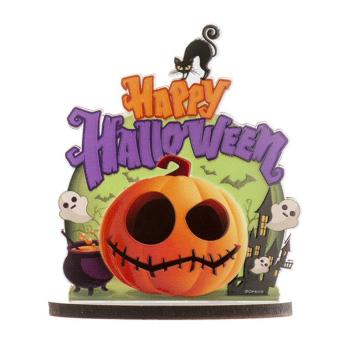 Colorful Happy Halloween Cake Topper