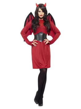 Disfraz de Mujer Diablo Rojo - L