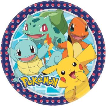 23cm Pokémon Plates Amscan