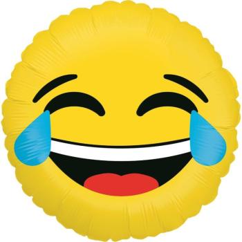 18" Emoji Lol Foil Balloon