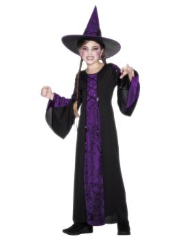 Purple Witch Costume - 4-6 Years Smiffys