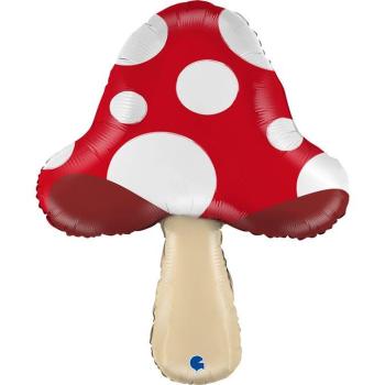 26" Mushroom Foil Balloon Grabo