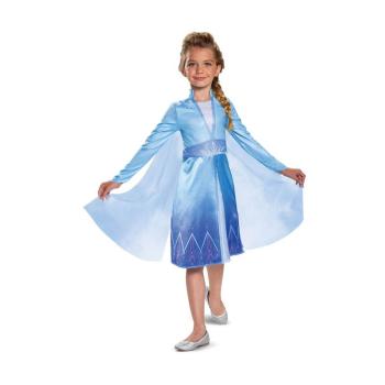 Disfraz clásico viajero de Elsa Frozen - 5-6 años
