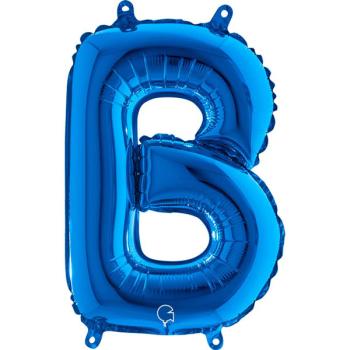 14" Letter B Foil Balloon - Blue Grabo
