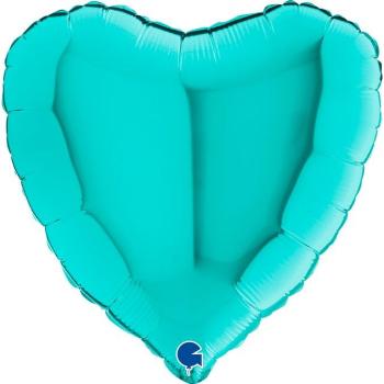 Balão Foil 18" Coração - Tiffany