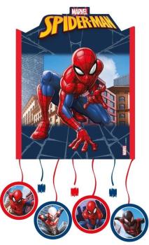 Pinhata Perfil Spiderman Crime Fighter Pequena Decorata Party