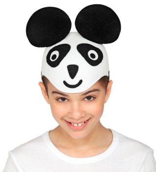 Chapéu de Panda em feltro