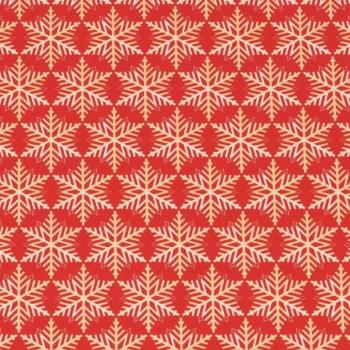 Gold Flakes Wrapping Paper Roll - Red Background