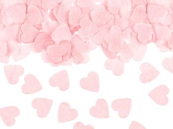 Confettis de Papel Coração 15g - Rosa Bebé PartyDeco