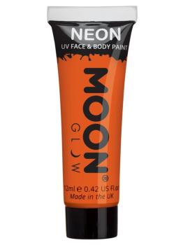UV Neon Face Paint - Orange Moon