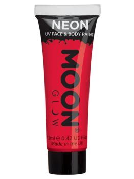 Neon UV Face Paint - Red