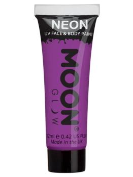 Pintura facial UV neón - Púrpura