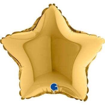 9" Star Foil Balloon - Ouro Grabo
