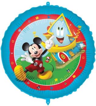 18" Mickey Mouse Round Foil Balloon with Weight Decorata Party