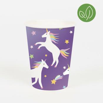 Violet Unicorn Cups My Little Day