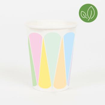 Pastel Stripes Cups My Little Day