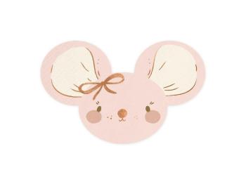 Pink Mouse Napkins PartyDeco