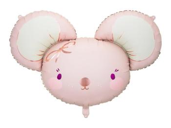 Pink Mouse Foil Balloon PartyDeco