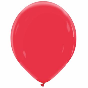 25 Balões 36cm Natural - Vermelho Cereja