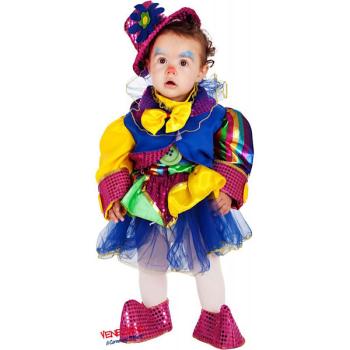 Colorful Clown Costume - 2 Years