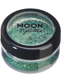Holographic Glitter Powder Jar - Green Moon