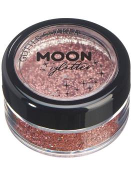 Holographic Glitter Powder Jar - Rose Gold Moon