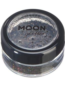 Boião Glitter em Pó Holográfico - Preto Moon