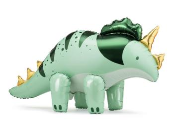 Green Triceratops Foil Balloon PartyDeco