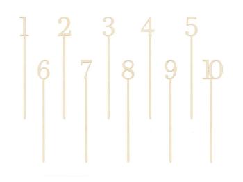 Wooden Number Table Markers