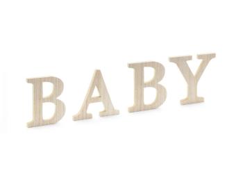 Letras Baby em Madeira